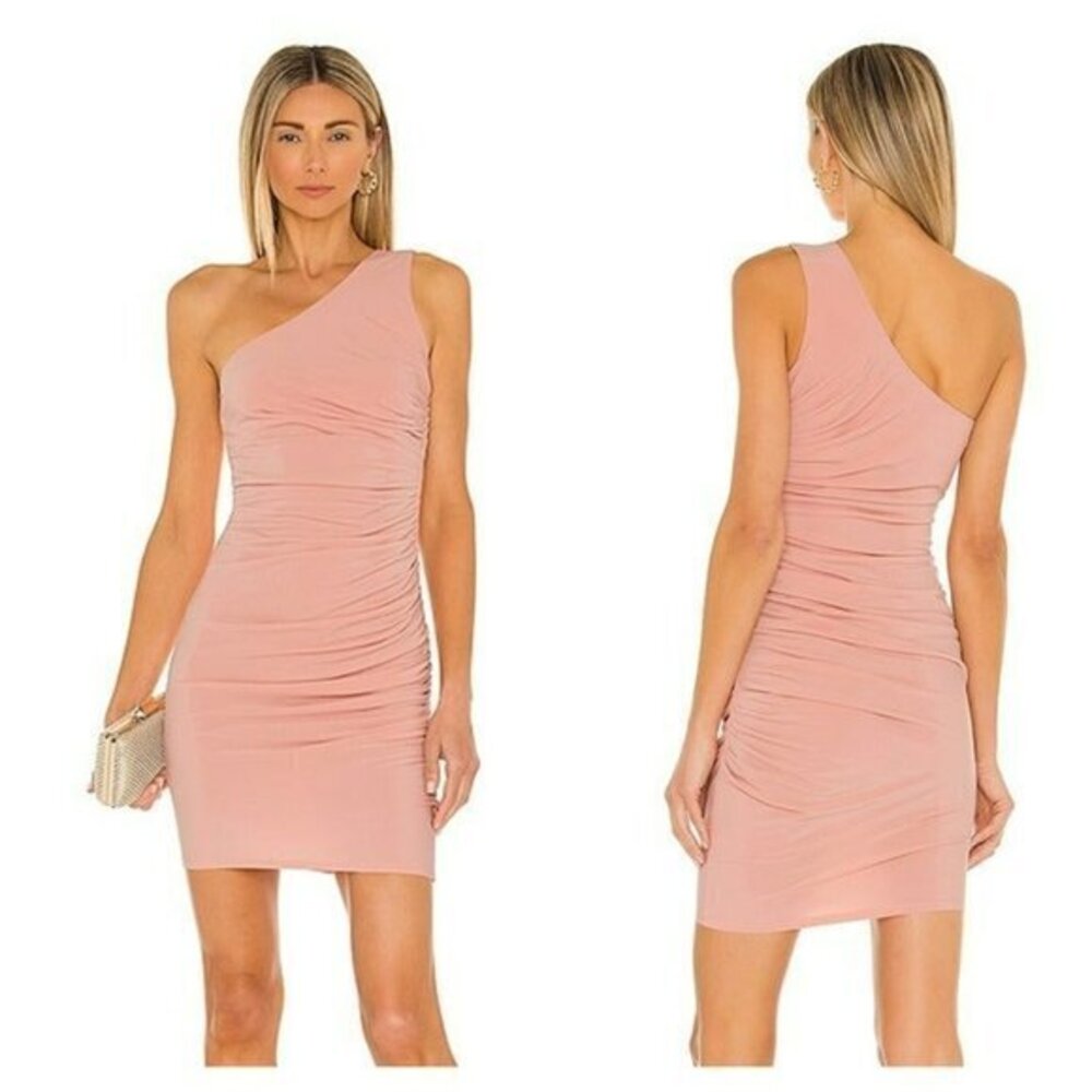 Michael Costello x REVOLVE Kimberly Mini Dress - Light Mauve